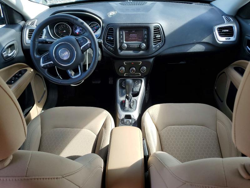 2018 Jeep Compass მანქანა იყიდება აუქციონზე, vin: 3C4NJDAB6JT422806, აუქციონის ნომერი: 54159236