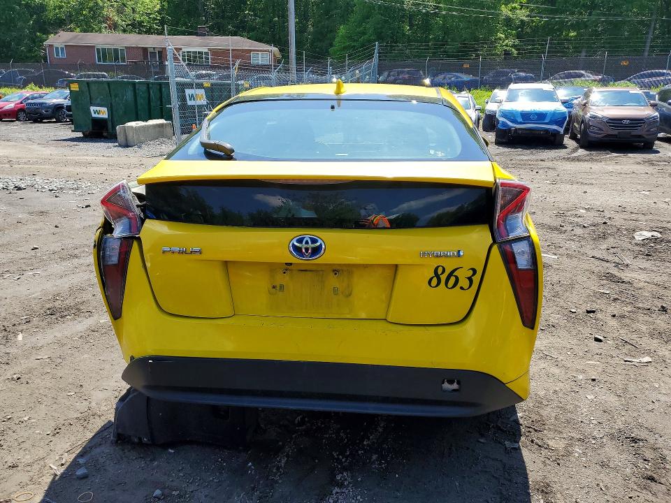 52797306 :رقم المزاد ، JTDKBRFU0G3016158 vin ، 2016 Toyota Prius مزاد بيع