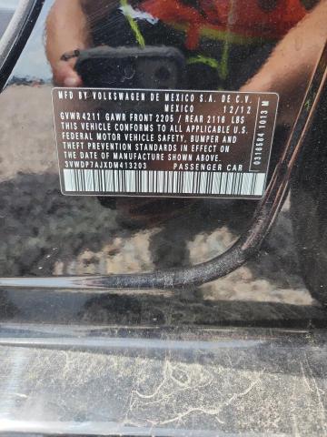 Aukcja sprzedaży 2013 Volkswagen Jetta, vin: 3VWDP7AJXDM413203, numer aukcji: 50613446