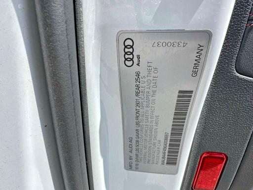 Aukcja sprzedaży 2019 Audi S4, vin: WAUB4AF45KA008697, numer aukcji: 52094976