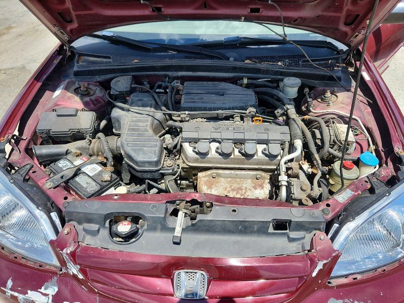 2002 Honda Civic მანქანა იყიდება აუქციონზე, vin: 1HGES26722L034783, აუქციონის ნომერი: 51798016