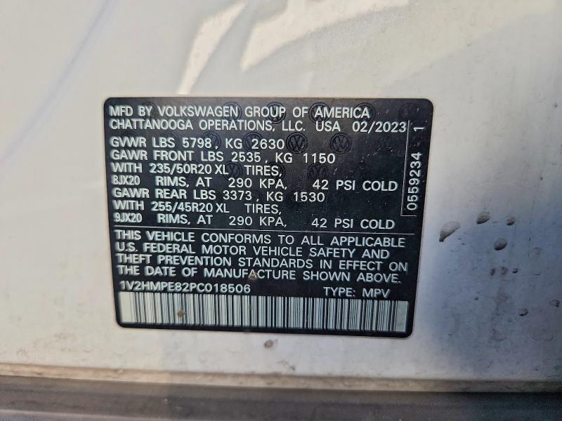 Aukcja sprzedaży 2023 Volkswagen Id.4, vin: 1V2HMPE82PC018506, numer aukcji: 52358706