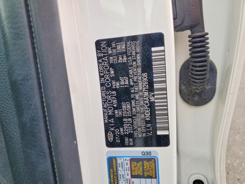 Aukcja sprzedaży 2021 Kia Seltos, vin: KNDEPCAA1M7126908, numer aukcji: 52090326