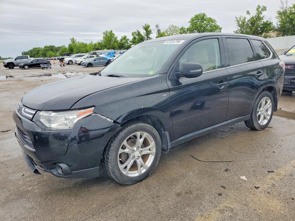 52334796 :رقم المزاد ، JA4JZ4AX3EZ008927 vin ، 2014 Mitsubishi Outlander مزاد بيع