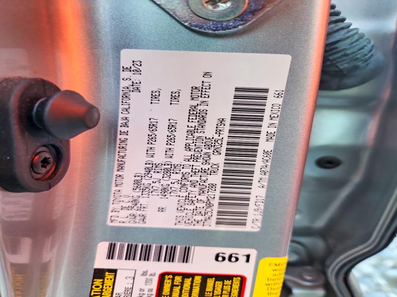 54133616 :رقم المزاد ، 3TMAZ5CN0PM217280 vin ، 2023 Toyota Tacoma مزاد بيع