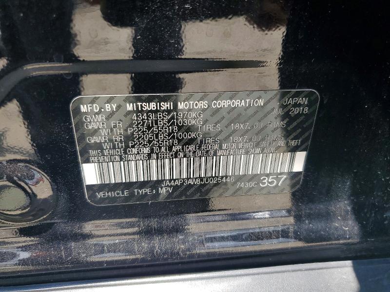 Aukcja sprzedaży 2018 Mitsubishi Outlander Sport, vin: JA4AP3AW8JU025446, numer aukcji: 54613846