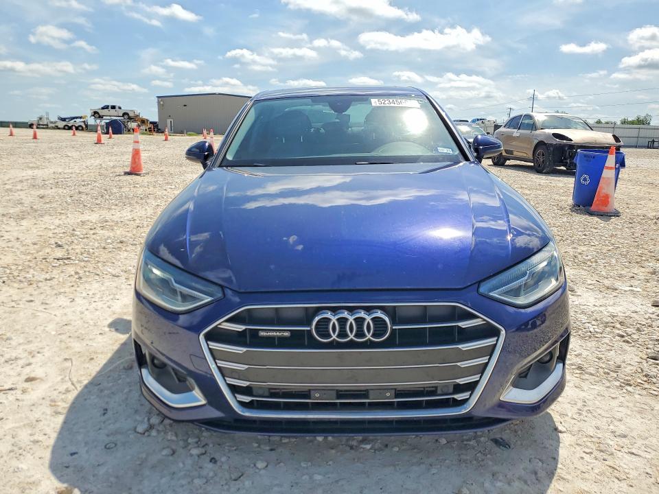 Продаж на аукціоні авто 2022 Audi A4, vin: WAUABAF49NA004853, номер лоту: 52345606
