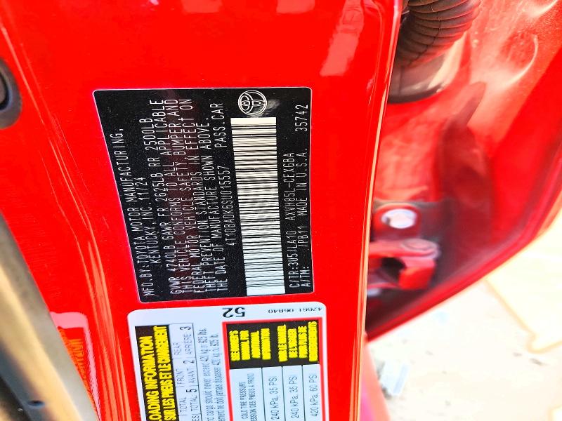 2025 Toyota Camry მანქანა იყიდება აუქციონზე, vin: 4T1DBADK6SU015557, აუქციონის ნომერი: 53819406