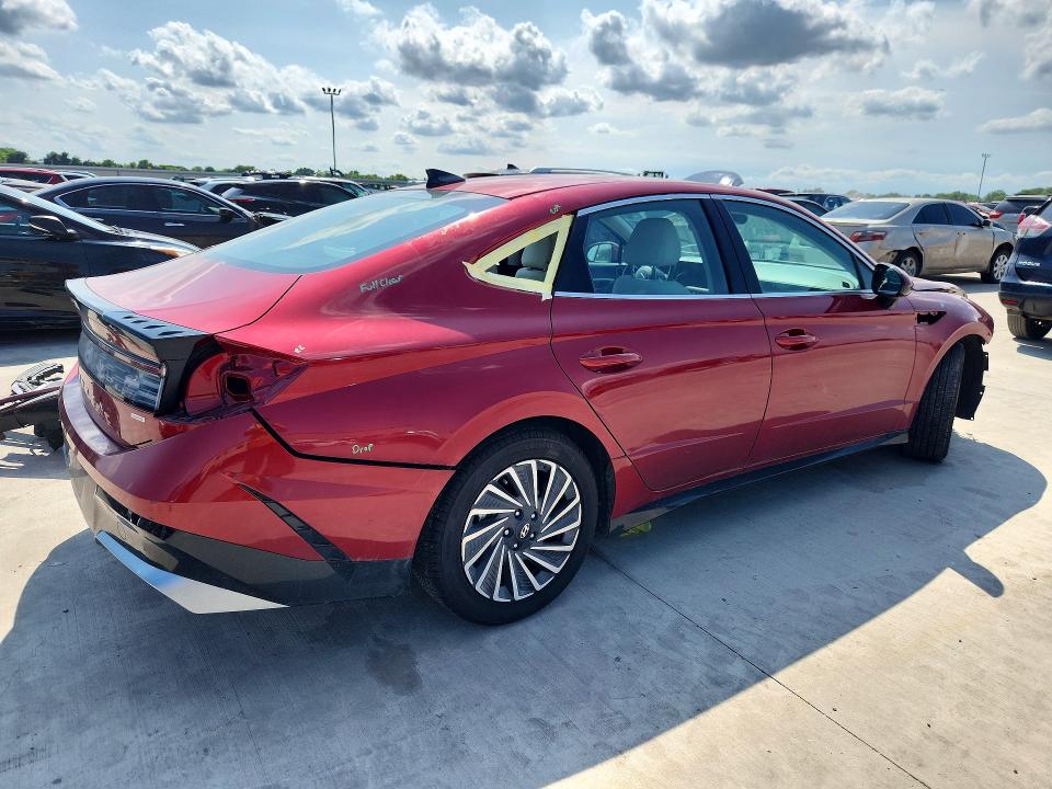 54623736 :رقم المزاد ، KMHL34JJXSA105043 vin ، 2025 Hyundai Sonata Hybrid مزاد بيع