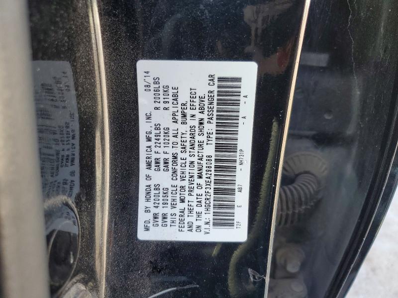 Продаж на аукціоні авто 2014 Honda Accord, vin: 1HGCR2F3XEA298088, номер лоту: 54512156