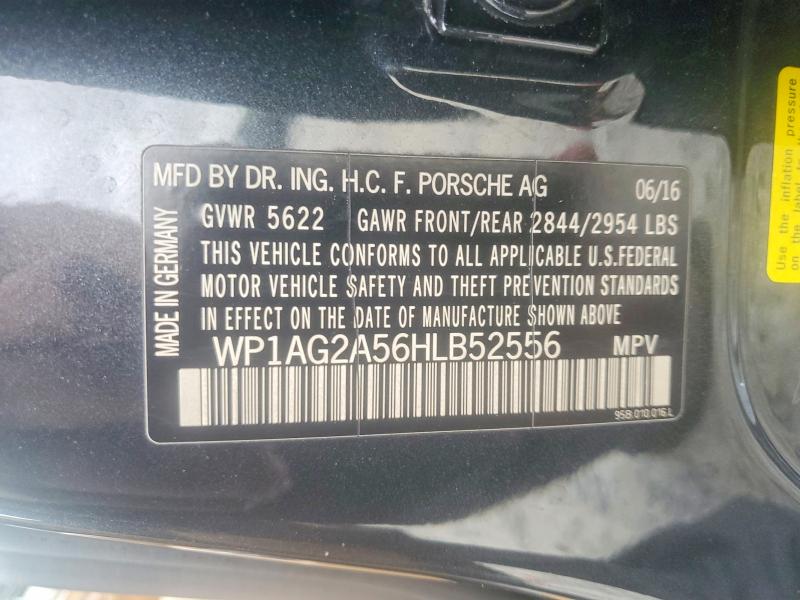 Продажа на аукционе авто 2017 Porsche Macan, vin: WP1AG2A56HLB52556, номер лота: 54885476