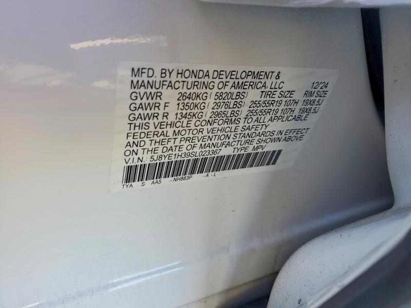 Aukcja sprzedaży 2025 Acura Mdx, vin: 5J8YE1H39SL023367, numer aukcji: 55393836