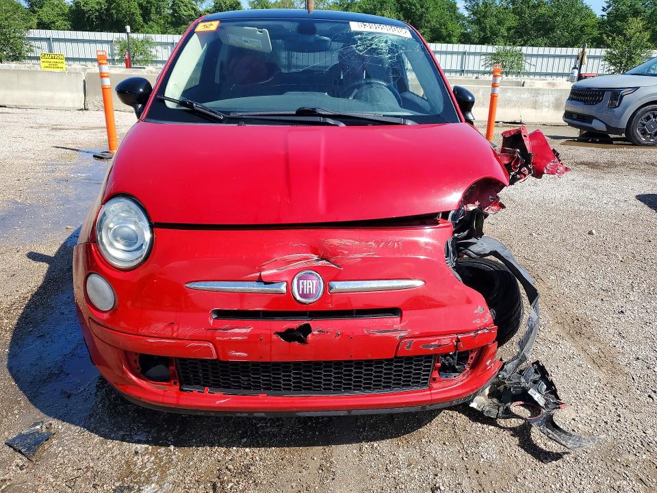 53959606 :رقم المزاد ، 3C3CFFKR3HT570801 vin ، 2017 Fiat 500 مزاد بيع