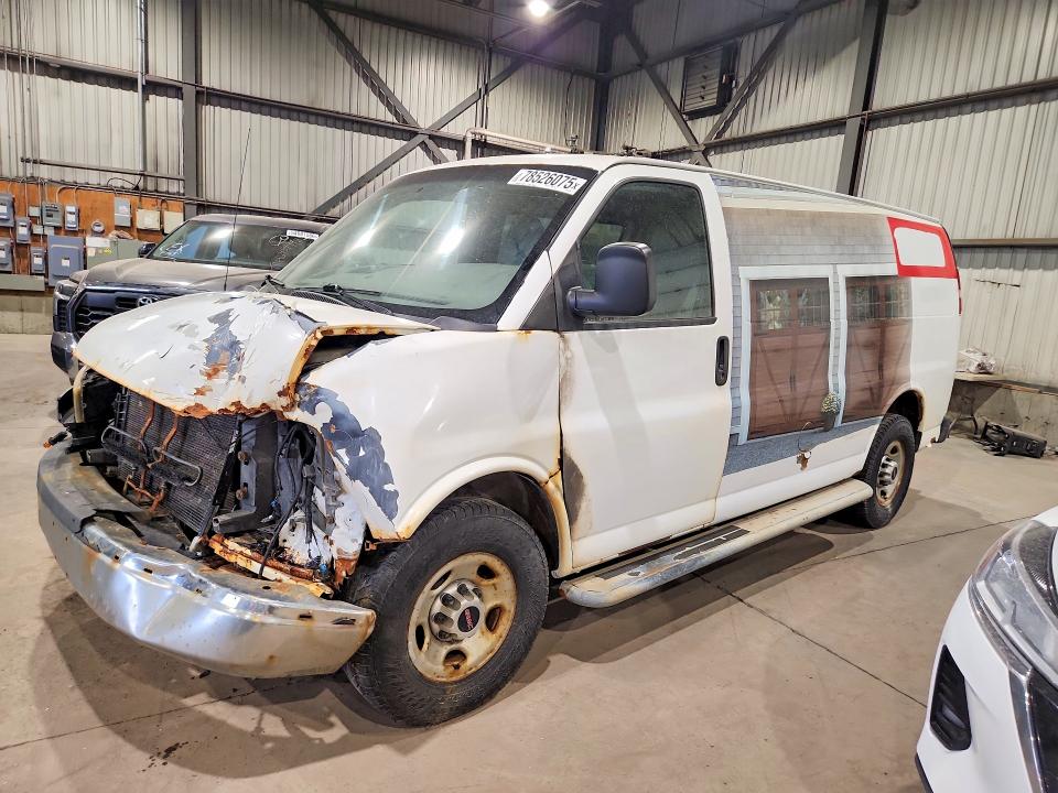 78526075 :رقم المزاد ، 1GTW7FCF5F1162329 vin ، 2015 Gmc Savana مزاد بيع