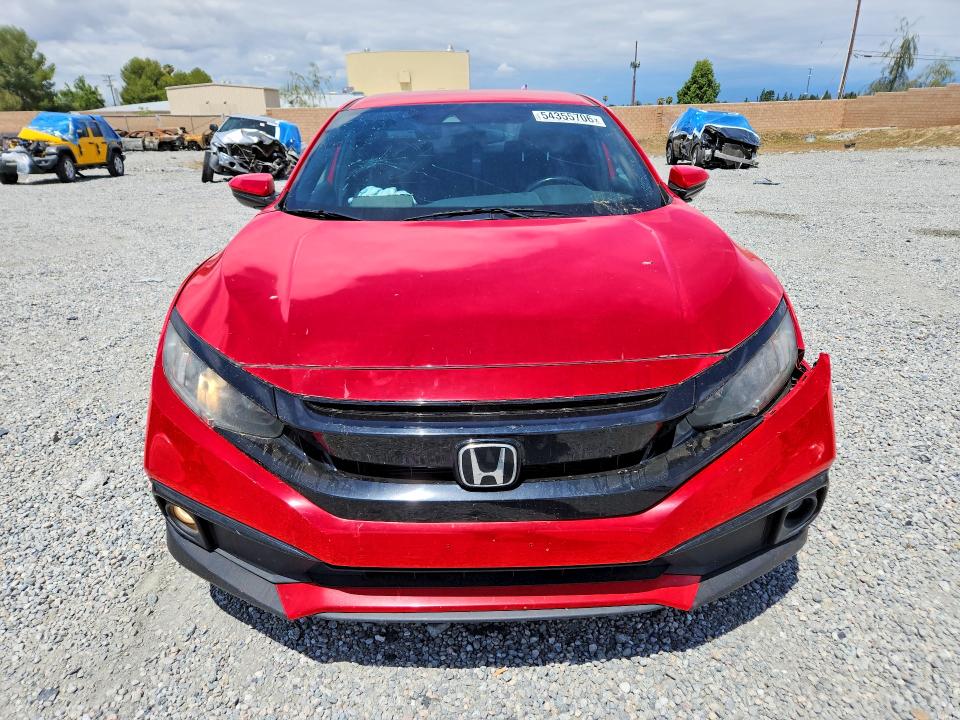 54355706 :رقم المزاد ، 2HGFC2F82KH593127 vin ، 2019 Honda Civic مزاد بيع