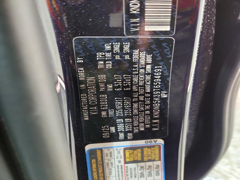 Aukcja sprzedaży 2026 Kia Carnival, vin: KNDNB5K39T6594691, numer aukcji: 52362396