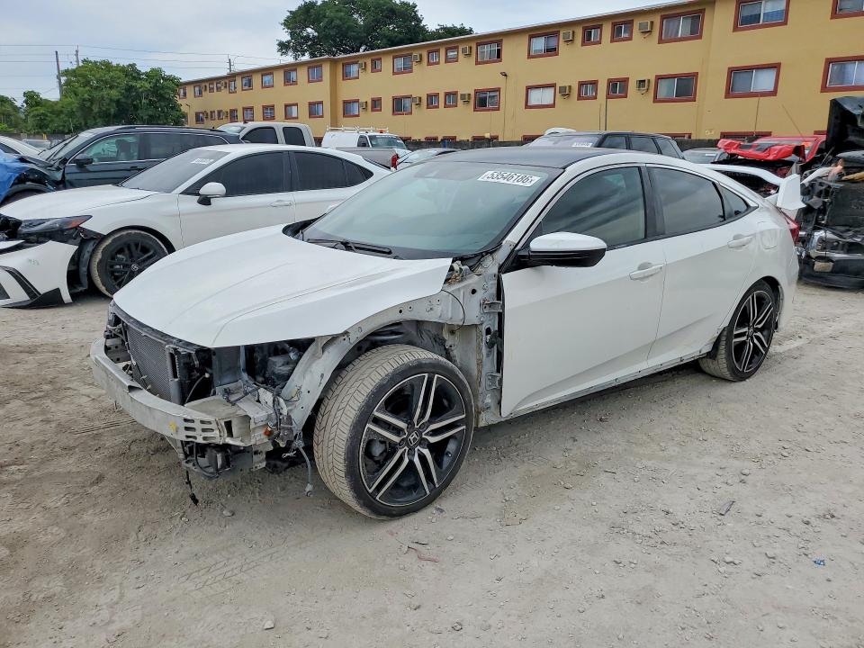 2020 Honda Civic მანქანა იყიდება აუქციონზე, vin: 2HGFC2F88LH581095, აუქციონის ნომერი: 53546186
