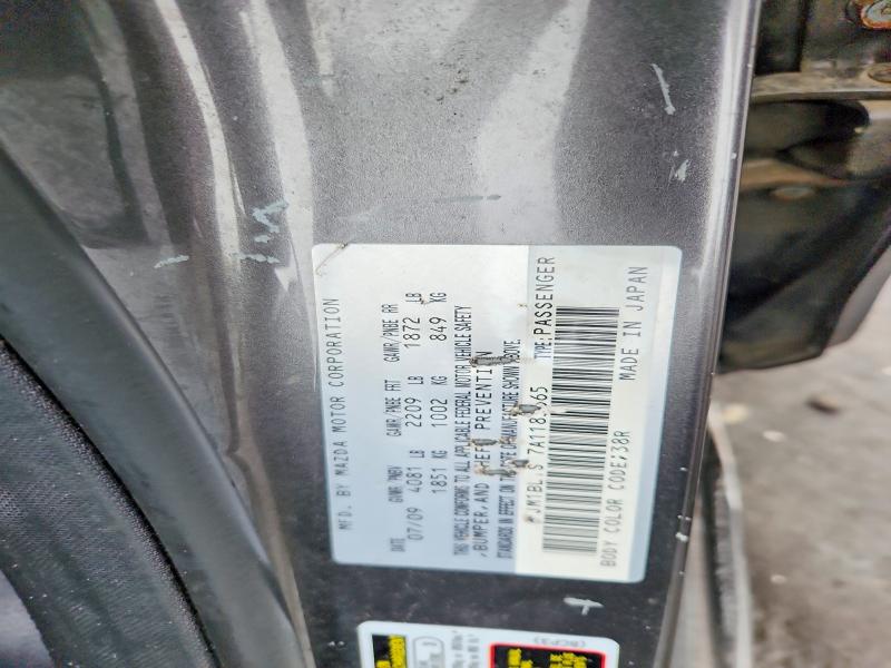 Продаж на аукціоні авто 2010 Mazda 3, vin: JM1BL1S57A1183665, номер лоту: 54897696