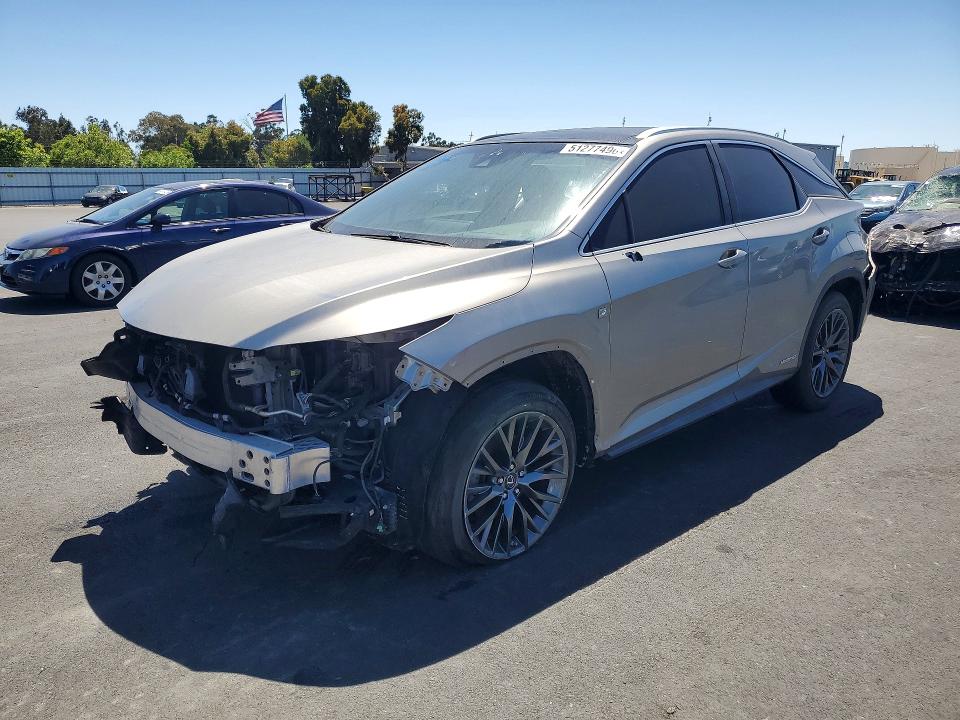 Aukcja sprzedaży 2017 Lexus Rx 450h, vin: 2T2BGMCA4HC018448, numer aukcji: 51277496
