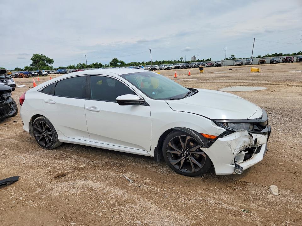 55216186 :رقم المزاد ، 19XFC2F83LE024668 vin ، 2020 Honda Civic مزاد بيع