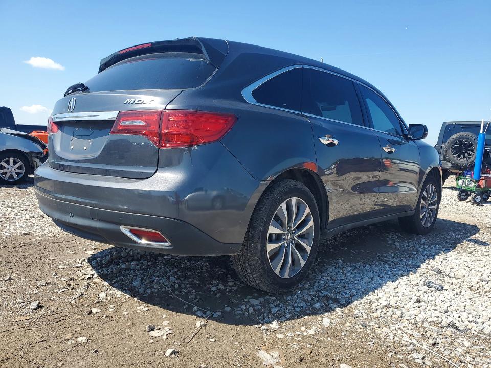 53309276 :رقم المزاد ، 5FRYD3H47GB016299 vin ، 2016 Acura Mdx مزاد بيع