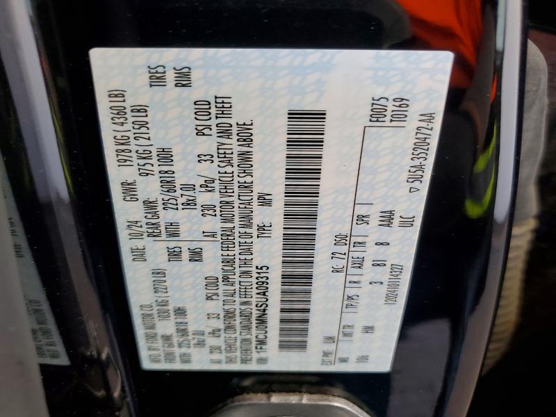 Продаж на аукціоні авто 2025 Ford Escape, vin: 1FMCU0MN4SUA09315, номер лоту: 55517156