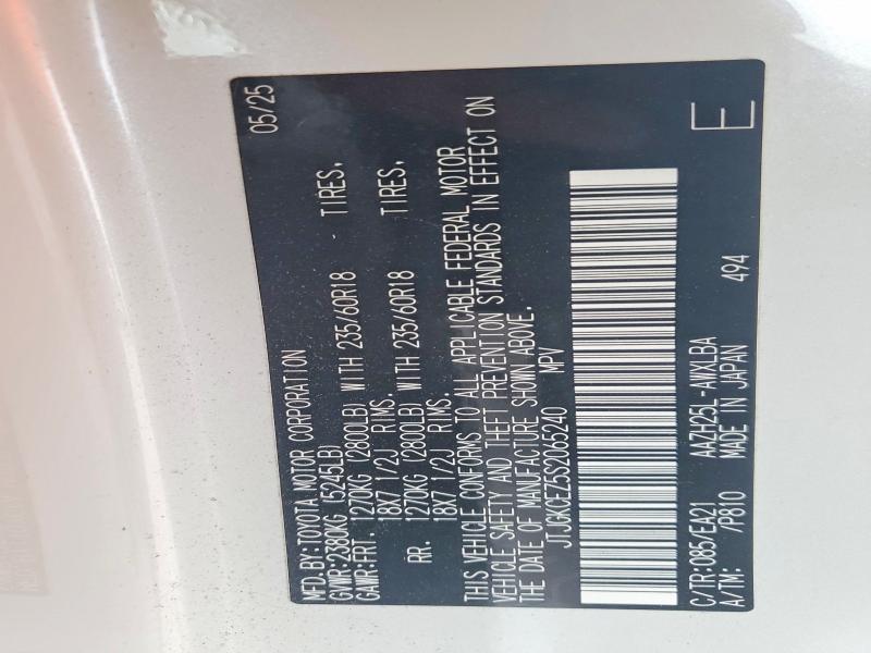 Продажа на аукционе авто 2025 Lexus Nx 350h, vin: JTJGKCEZ5S2065240, номер лота: 53779276