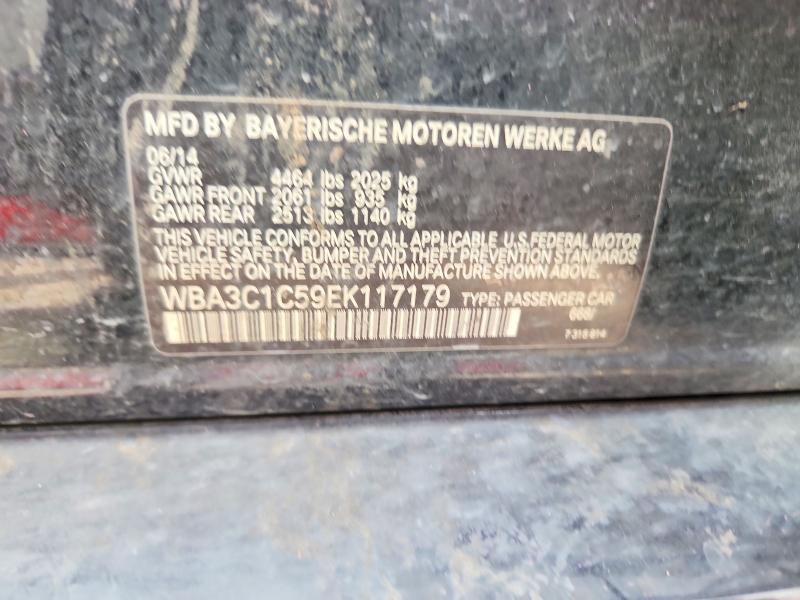 55504516 :رقم المزاد ، WBA3C1C59EK117179 vin ، 2014 Bmw 328 مزاد بيع