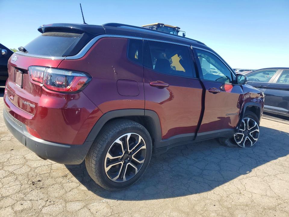 Продаж на аукціоні авто 2022 Jeep Compass, vin: 3C4NJDCB5NT117106, номер лоту: 53221076