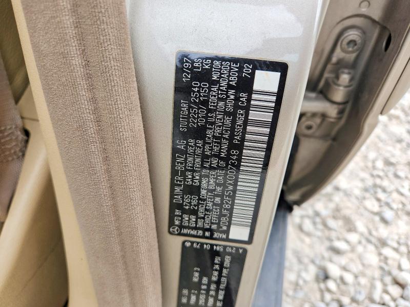 Aukcja sprzedaży 1998 Mercedes-benz E, vin: WDBJF82F5WX007348, numer aukcji: 52240706