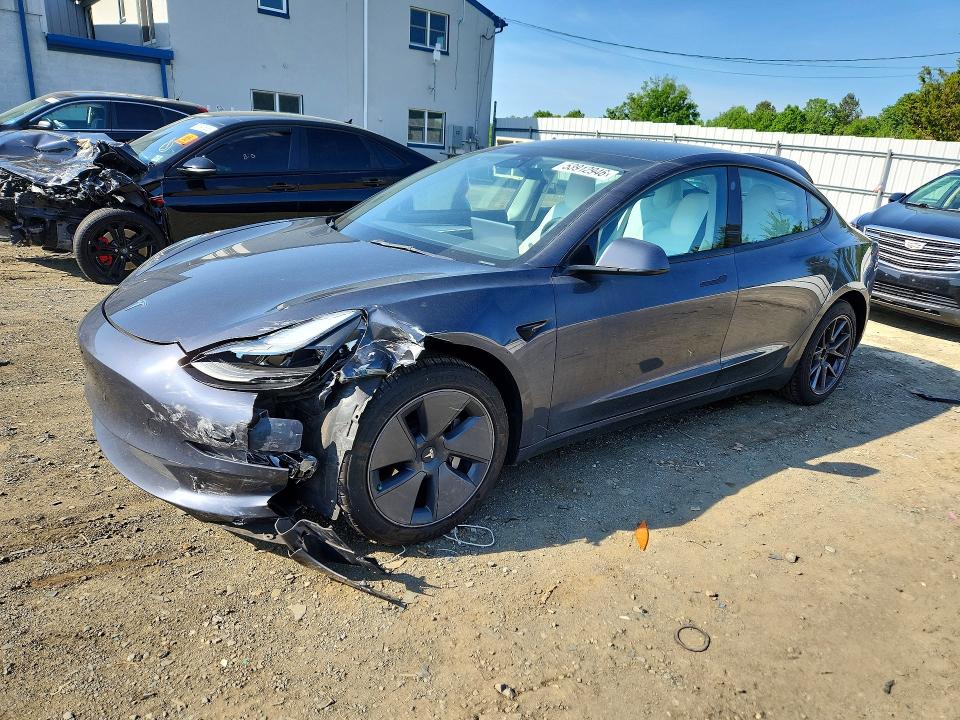 Auction sale of the 2022 Tesla Model 3, vin: 5YJ3E1EB4NF203190, lot number: 53912946