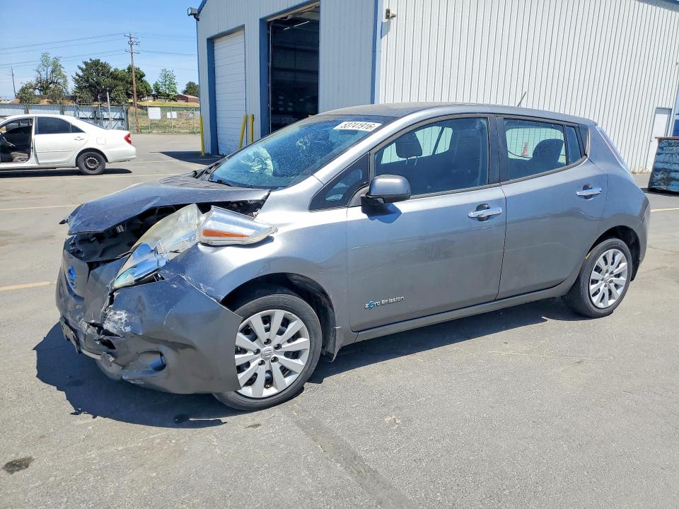53741916 :رقم المزاد ، 1N4AZ0CP2FC315866 vin ، 2015 Nissan Leaf مزاد بيع