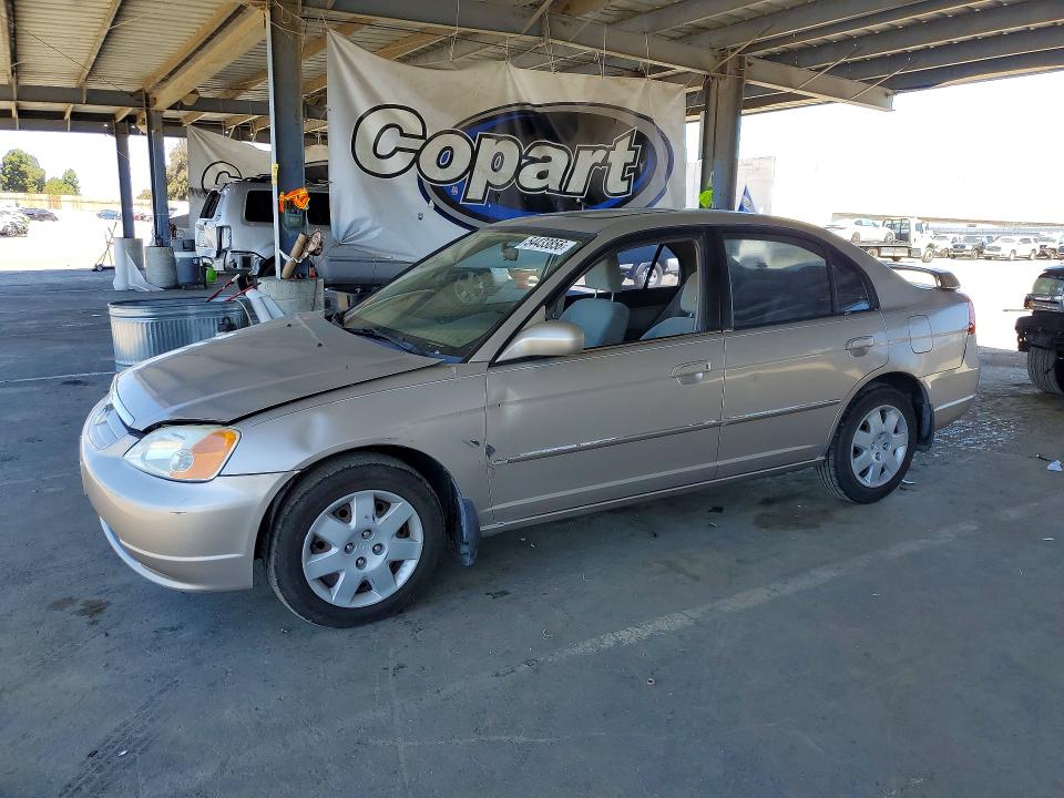 Auction sale of the 2001 Honda Civic, vin: 1HGES26731L076636, lot number: 54433856