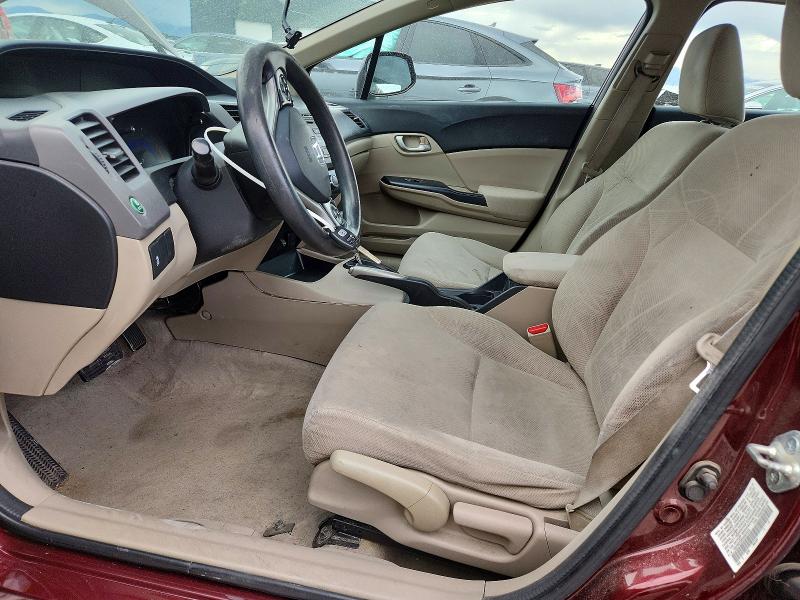 53918386 :رقم المزاد ، 19XFB2F58CE057979 vin ، 2012 Honda Civic مزاد بيع