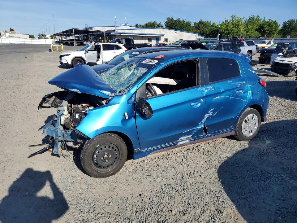 2021 Mitsubishi Mirage მანქანა იყიდება აუქციონზე, vin: ML32AUHJ8MH001420, აუქციონის ნომერი: 53193636