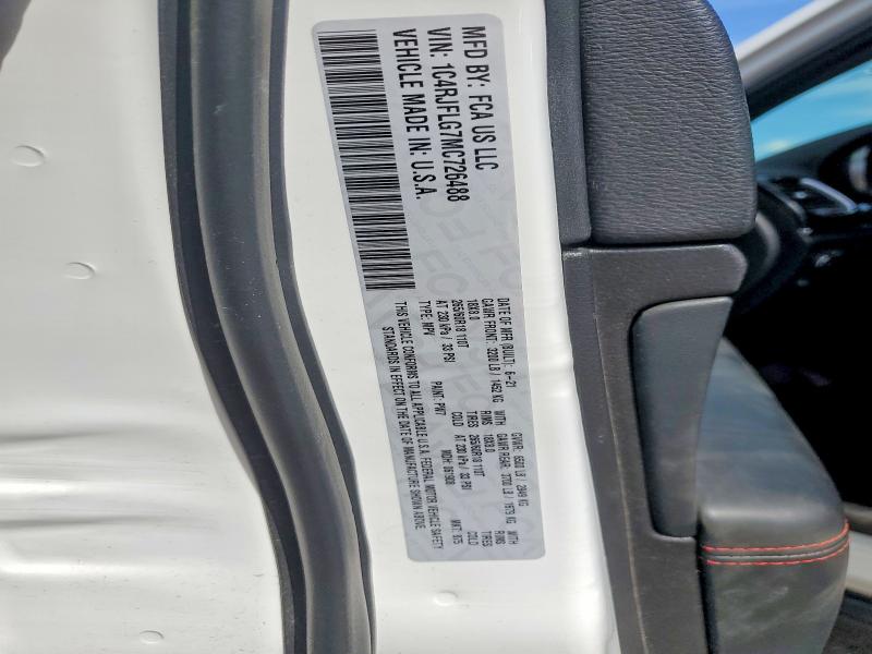 51781096 :رقم المزاد ، 1C4RJFLG7MC726488 vin ، 2021 Jeep Grand Cherokee مزاد بيع
