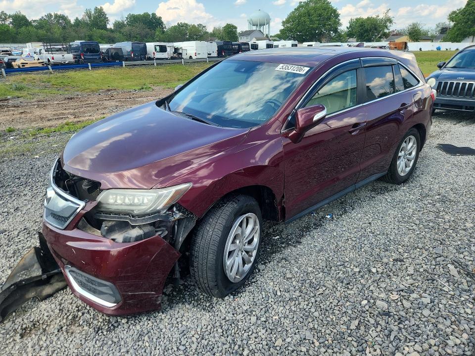 53531206 :رقم المزاد ، 5J8TB3H53GL002859 vin ، 2016 Acura Rdx مزاد بيع