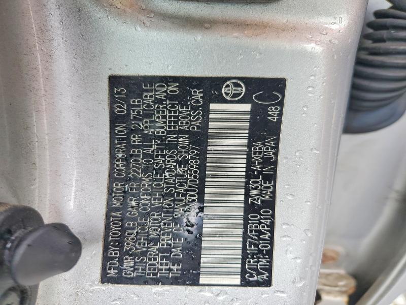 2013 Toyota Prius მანქანა იყიდება აუქციონზე, vin: JTDKN3DU7D5598797, აუქციონის ნომერი: 53449146