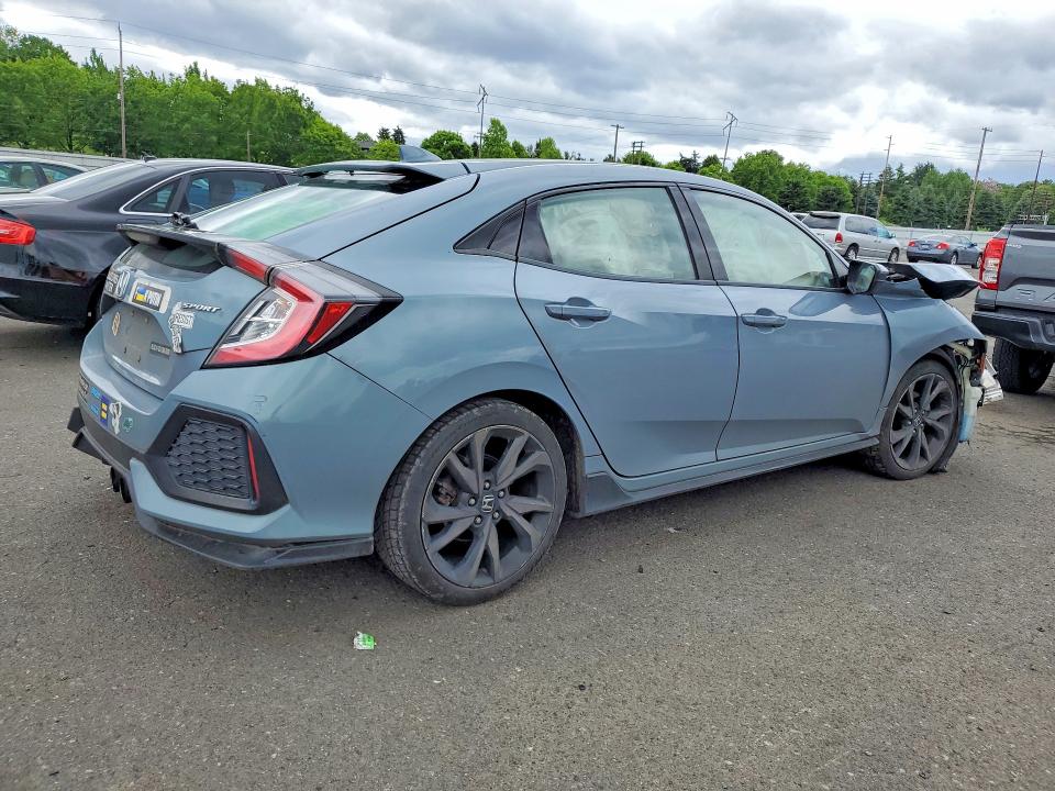 53460386 :رقم المزاد ، SHHFK7H42JU401989 vin ، 2018 Honda Civic مزاد بيع