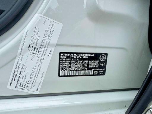 Продажа на аукционе авто 2023 Bmw X7, vin: 5UX23EM05P9R82524, номер лота: 55238936