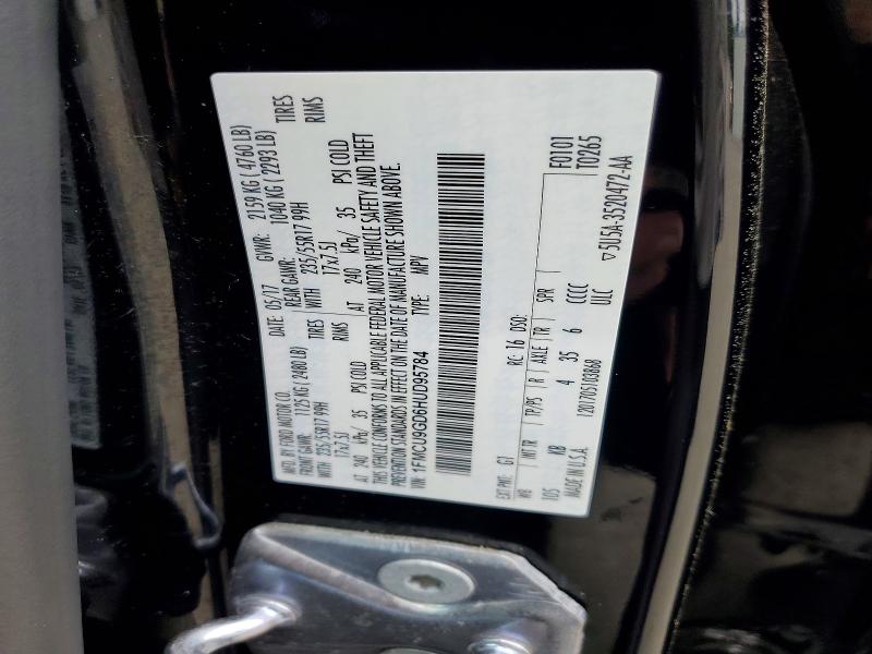 Aukcja sprzedaży 2017 Ford Escape, vin: 1FMCU9GD6HUD95784, numer aukcji: 51916186