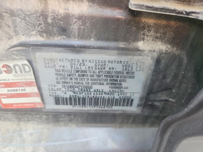 Продажа на аукционе авто 2023 Nissan Sentra, vin: 3N1AB8CV4PY268900, номер лота: 54007796