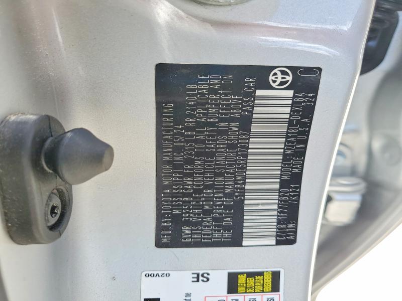 Aukcja sprzedaży 2024 Toyota Corolla, vin: 5YFB4MDE5RP173087, numer aukcji: 53823646