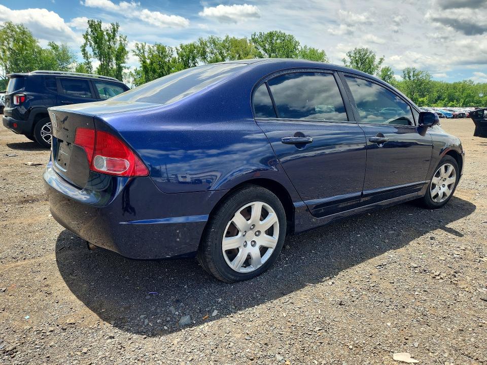 2008 Honda Civic მანქანა იყიდება აუქციონზე, vin: 1HGFA165X8L091452, აუქციონის ნომერი: 55122646