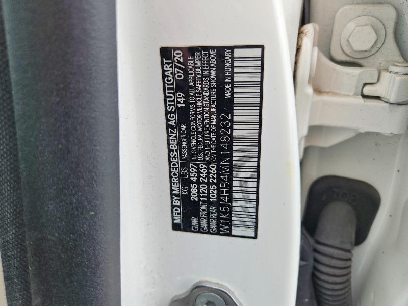 Aukcja sprzedaży 2021 Mercedes-benz Cla, vin: W1K5J4HB4MN148232, numer aukcji: 52037906