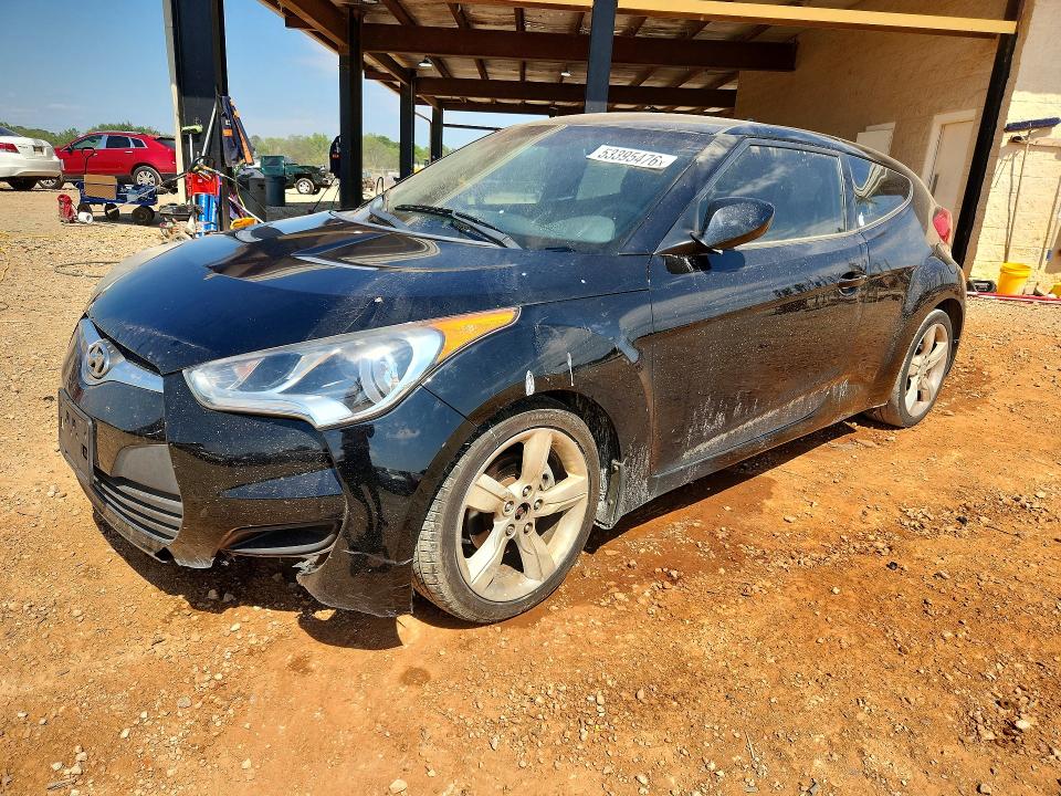 Auction sale of the 2012 Hyundai Veloster, vin: KMHTC6AD4CU072093, lot number: 53395476