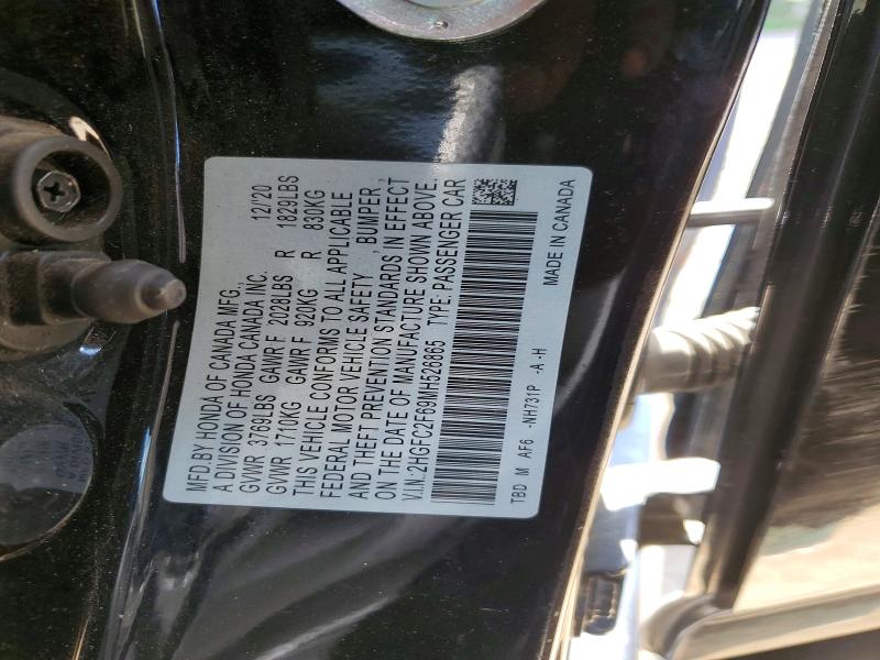 52957066 :رقم المزاد ، 2HGFC2F69MH526865 vin ، 2021 Honda Civic مزاد بيع