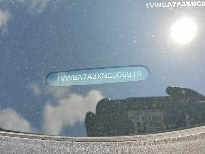 Продаж на аукціоні авто 2022 Volkswagen Passat, vin: 1VWBA7A3XNC006818, номер лоту: 53828686