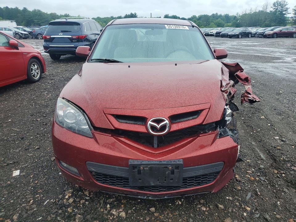55130916 :رقم المزاد ، JM1BK343581118706 vin ، 2008 Mazda 3 مزاد بيع