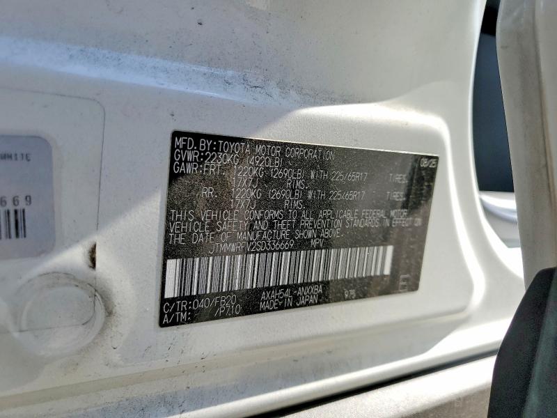 Aukcja sprzedaży 2025 Toyota Rav4, vin: JTMMWRFV2SD336669, numer aukcji: 55180326